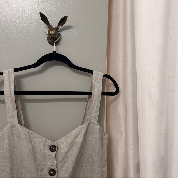 REFORMATION Shetland Linen Mini Dress M - Picture 9 of 11